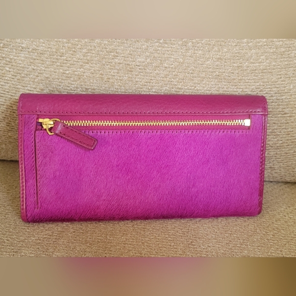 Tory Burch Pricilla Calf Hair Wallet - Picture 3 of 13